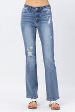 Load image into Gallery viewer, JUDY BLUE High Waist Distressed Bootcut