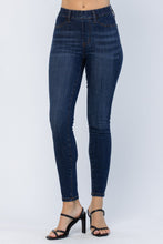 Load image into Gallery viewer, JUDY BLUE Pull On Dark Denim Jeans