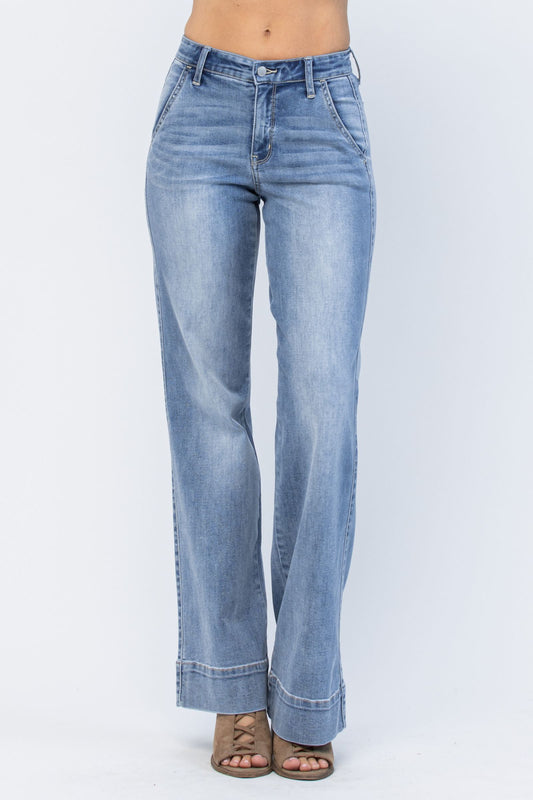 JUDY BLUE Wide Leg Jeans