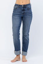 Load image into Gallery viewer, JUDY BLUE Double Cuff Boyfriend Jeans