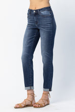 Load image into Gallery viewer, JUDY BLUE Cuffed Slim Fit Jeans