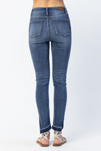 Load image into Gallery viewer, JUDY BLUE Released Hem Side Slit Skinny Jeans