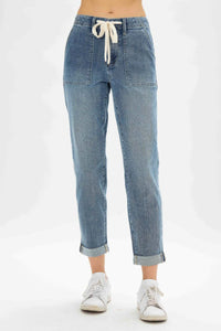 JUDY BLUE Pull On Jogger Jeans