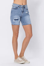 Load image into Gallery viewer, JUDY BLUE Mid Length Patch Shorts