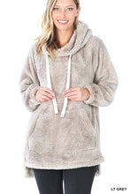 Load image into Gallery viewer, Fuzzy Hooded Pullover