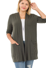 Load image into Gallery viewer, Slouchy Pocket Open Cardigan