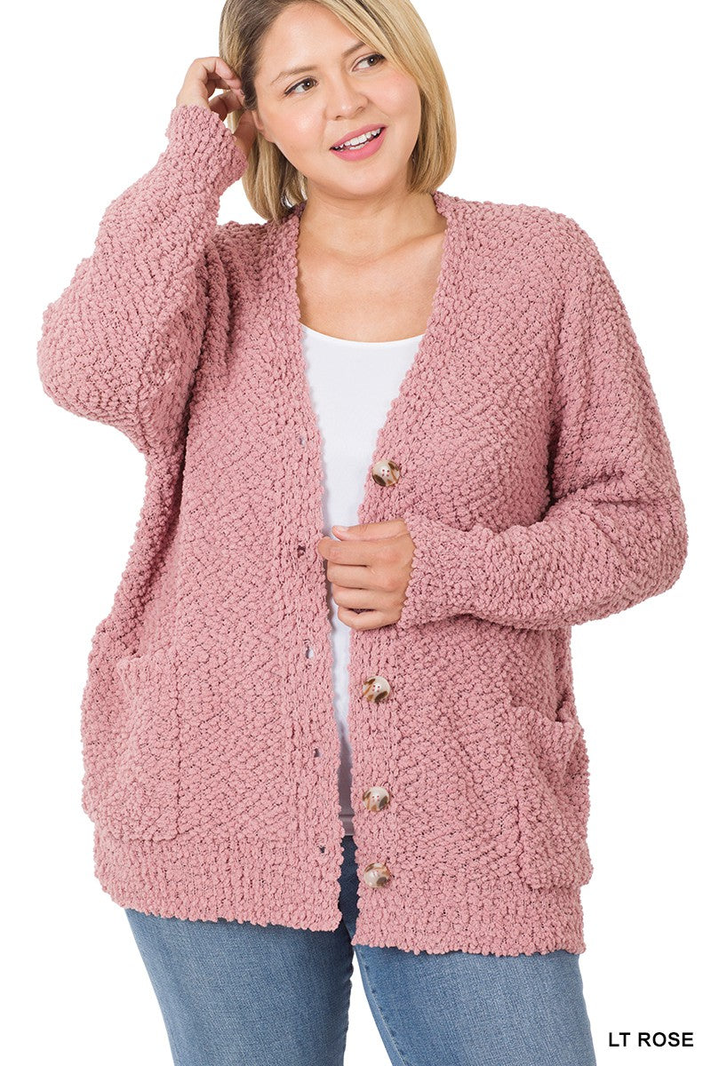 Soft Popcorn Cardigan
