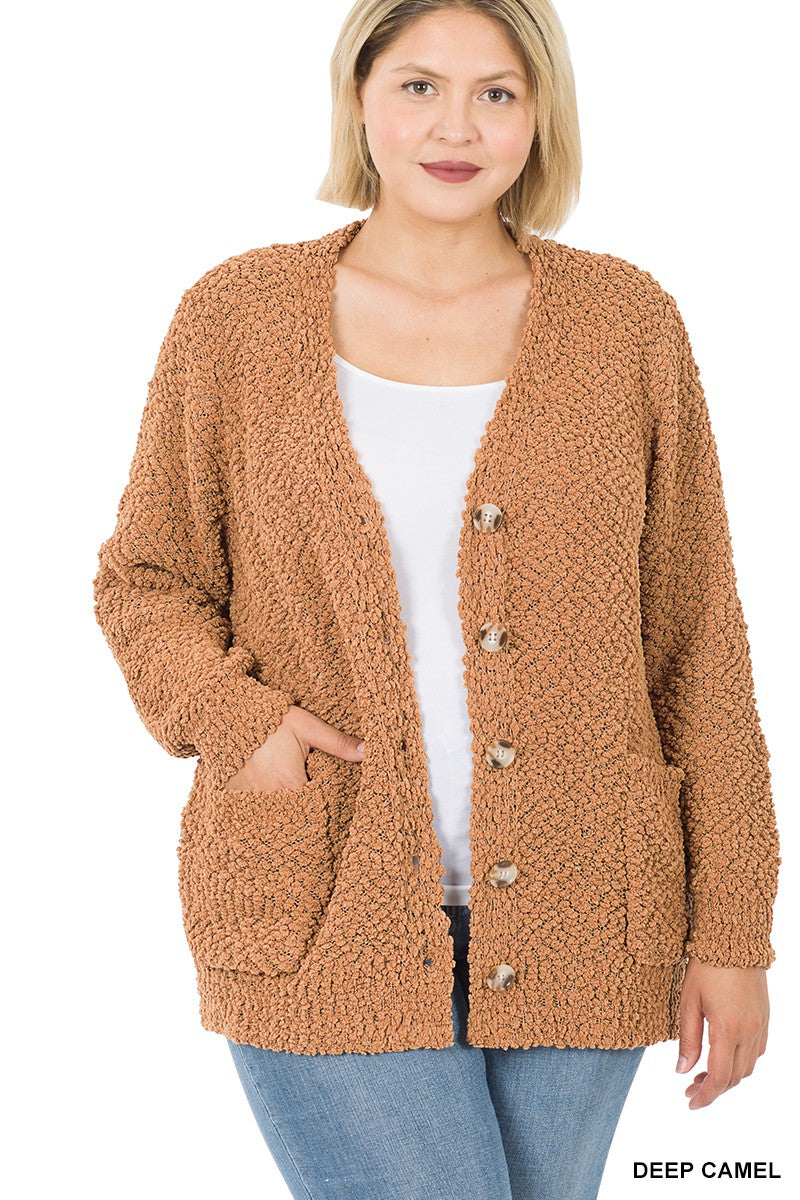 Soft Popcorn Cardigan