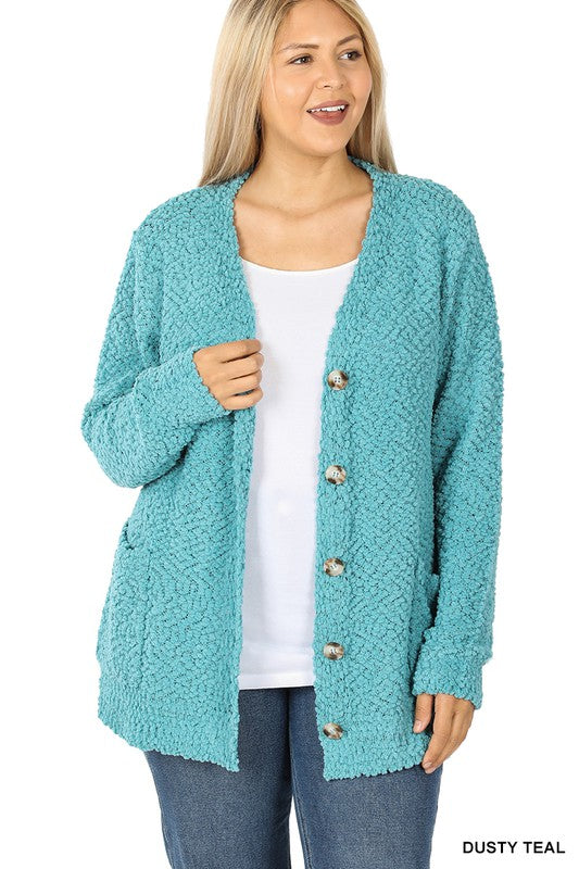 Soft Popcorn Cardigan