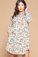 Load image into Gallery viewer, Animal Curvy Babydoll Dress