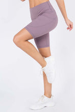 Load image into Gallery viewer, Active Biker Shorts with Pockets - SMOKY MAUVE