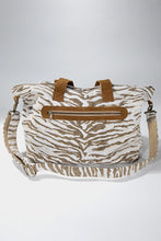 Load image into Gallery viewer, Tiger Motif Fringed Bag