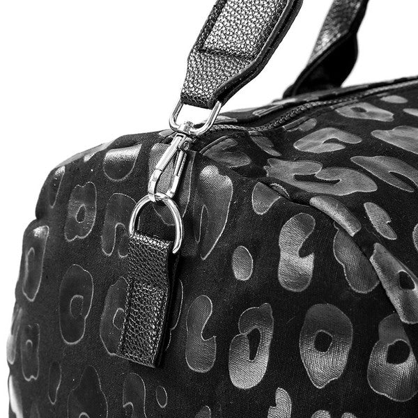 Leopard Print Weekender Bag