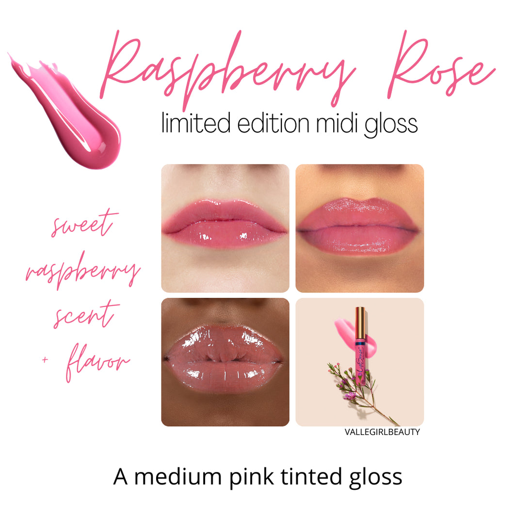 RASPBERRY ROSE LIPSENSE - Moisturizing Gloss (Midi Size)