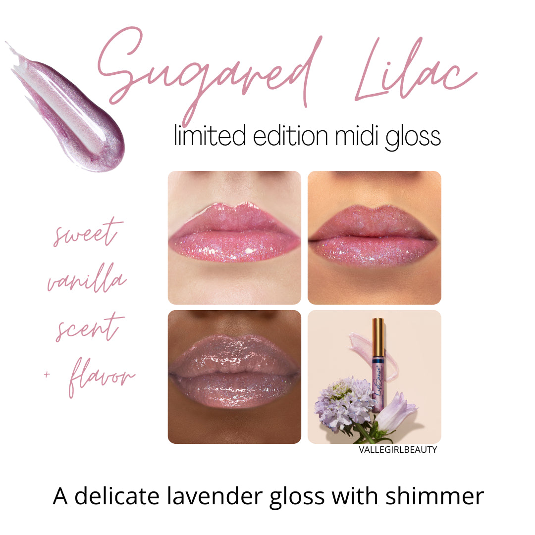 SUGARED LILAC LIPSENSE - Moisturizing Gloss (Midi Size)