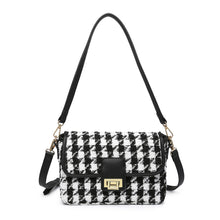 Load image into Gallery viewer, Houndstooth Crossbody Bag