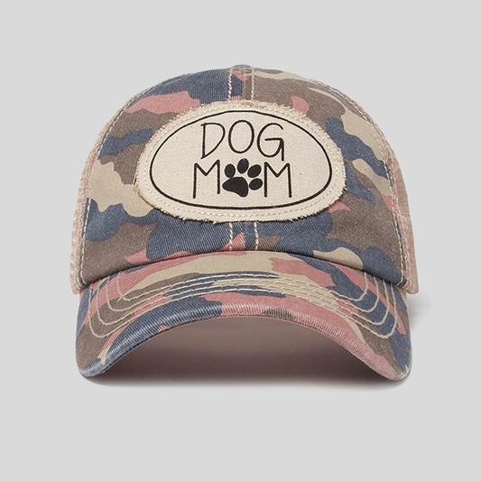 Dog Mom Camo Cap