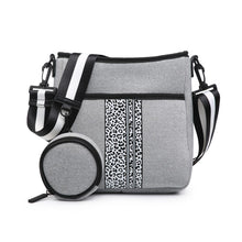 Load image into Gallery viewer, Printed Neoprene Crossbody Bag with Guitar Strap