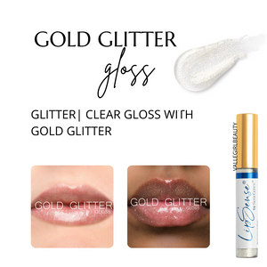 GOLD GLITTER LIPSENSE - Moisturizing Gloss