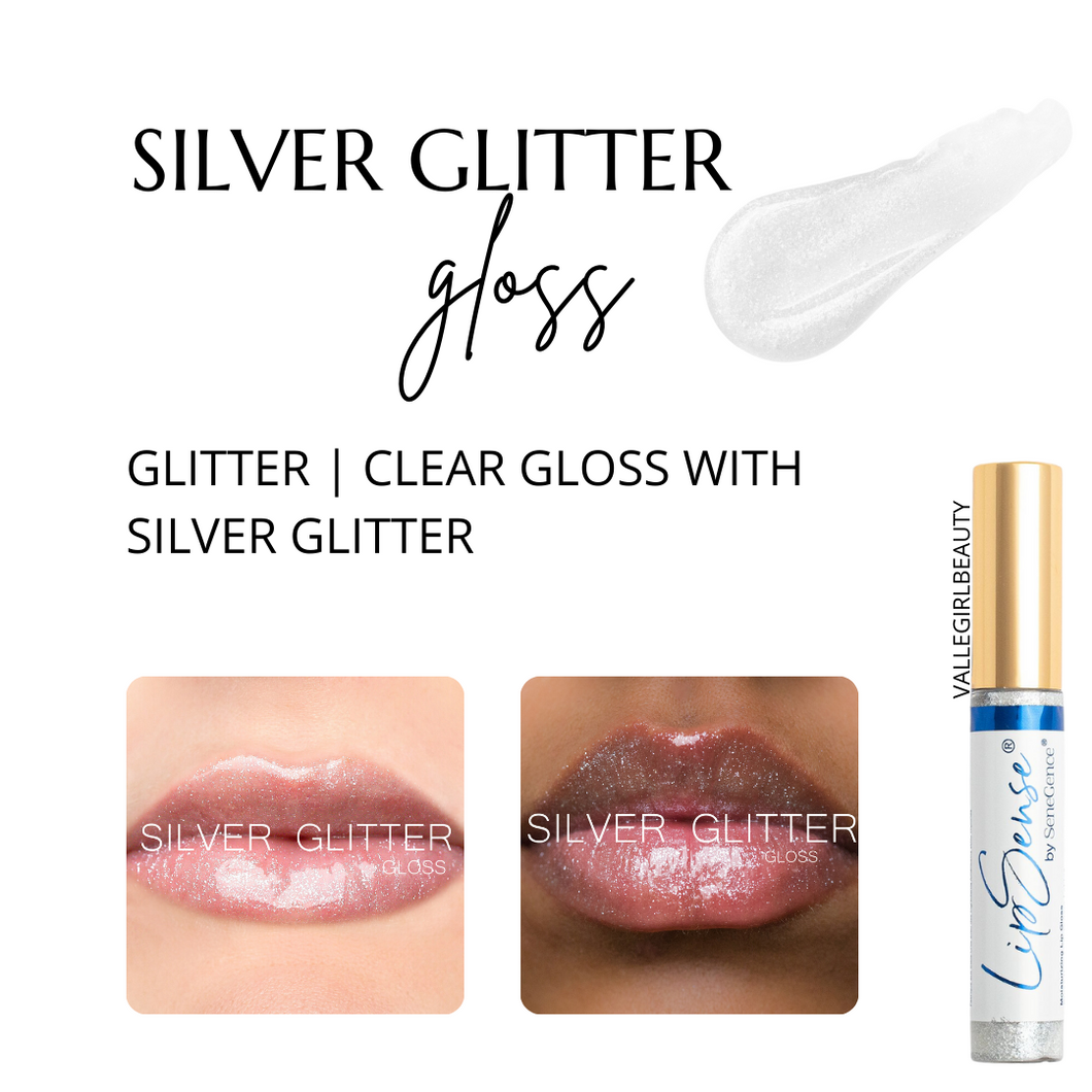 SILVER GLITTER LIPSENSE - Moisturizing Gloss