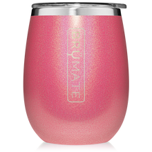 Load image into Gallery viewer, BruMate Uncork&#39;d Wine Tumbler - GLITTER PINK