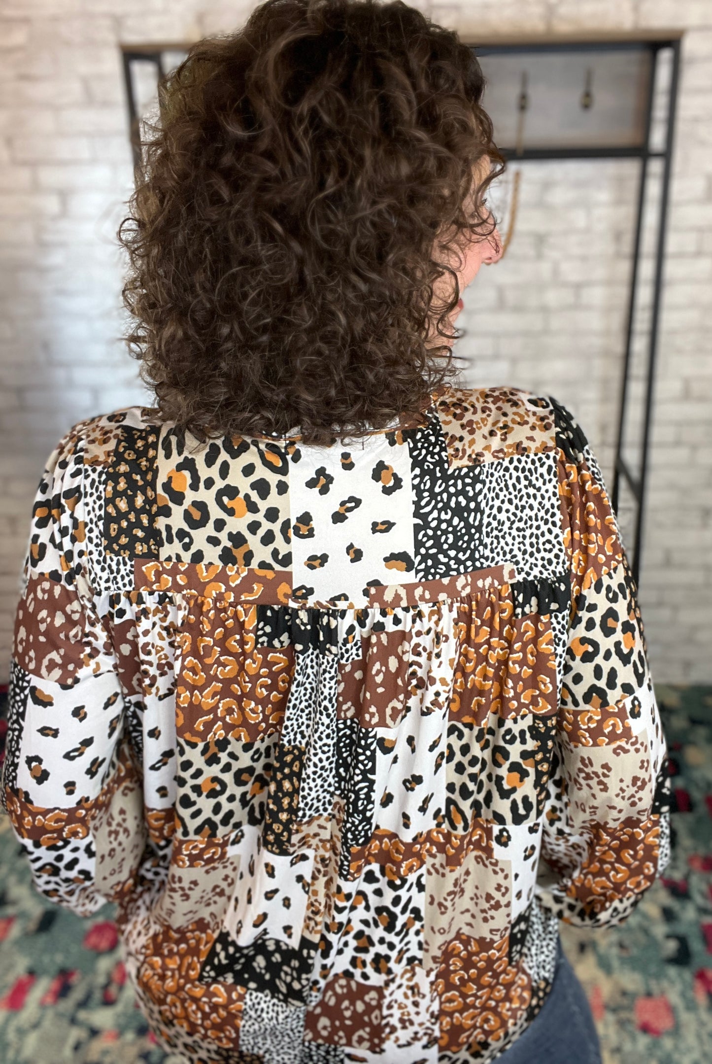 Animal Patchwork Top