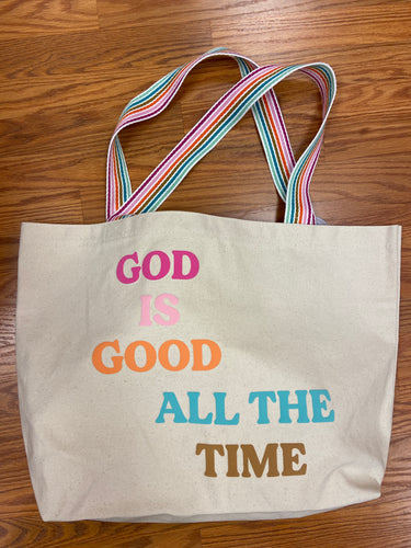 GOD IS GOOD Canvas Tote Bag