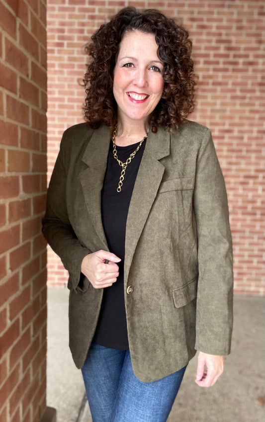 Fine Wale Corduroy Blazer