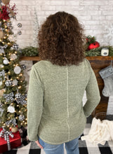 Load image into Gallery viewer, Button Detail Cowl Neck Tunic
