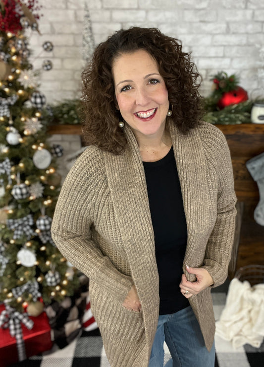 Shawl Collar Cardigan