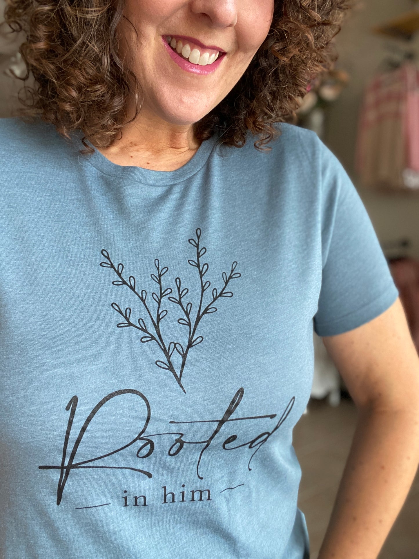 ROOTED IN HIM Graphic Tee