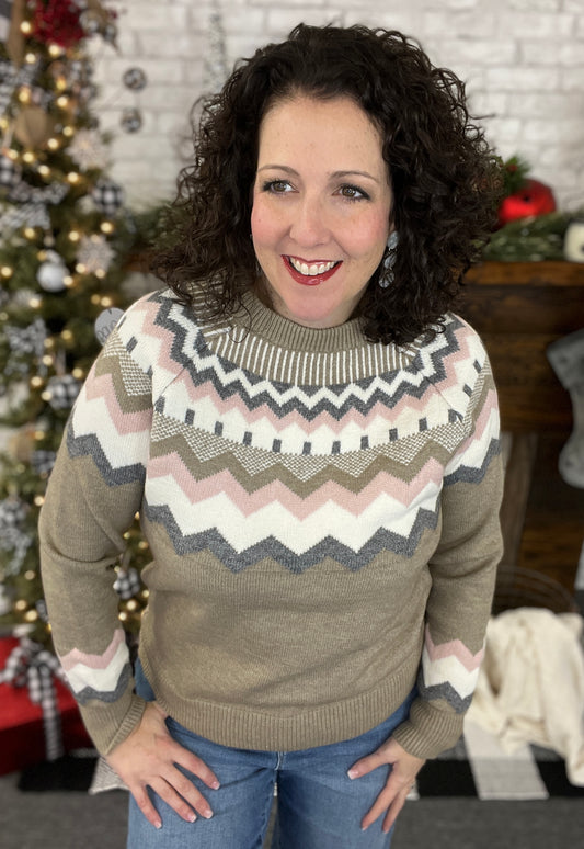 Nordic Chevron Sweater