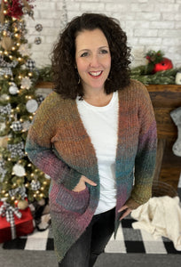 Jeweled Ombre Cardigan