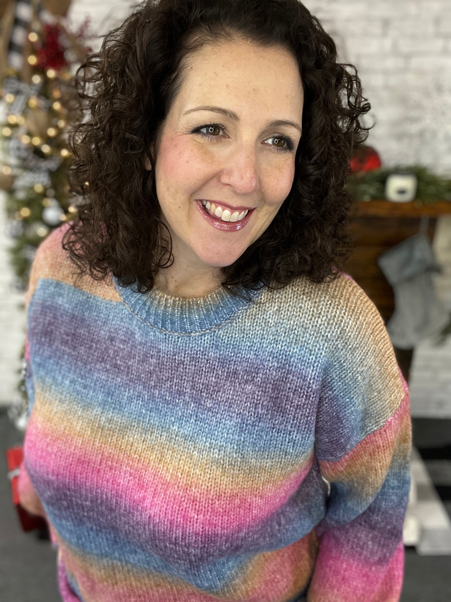 Rainbow Ombre Sweater