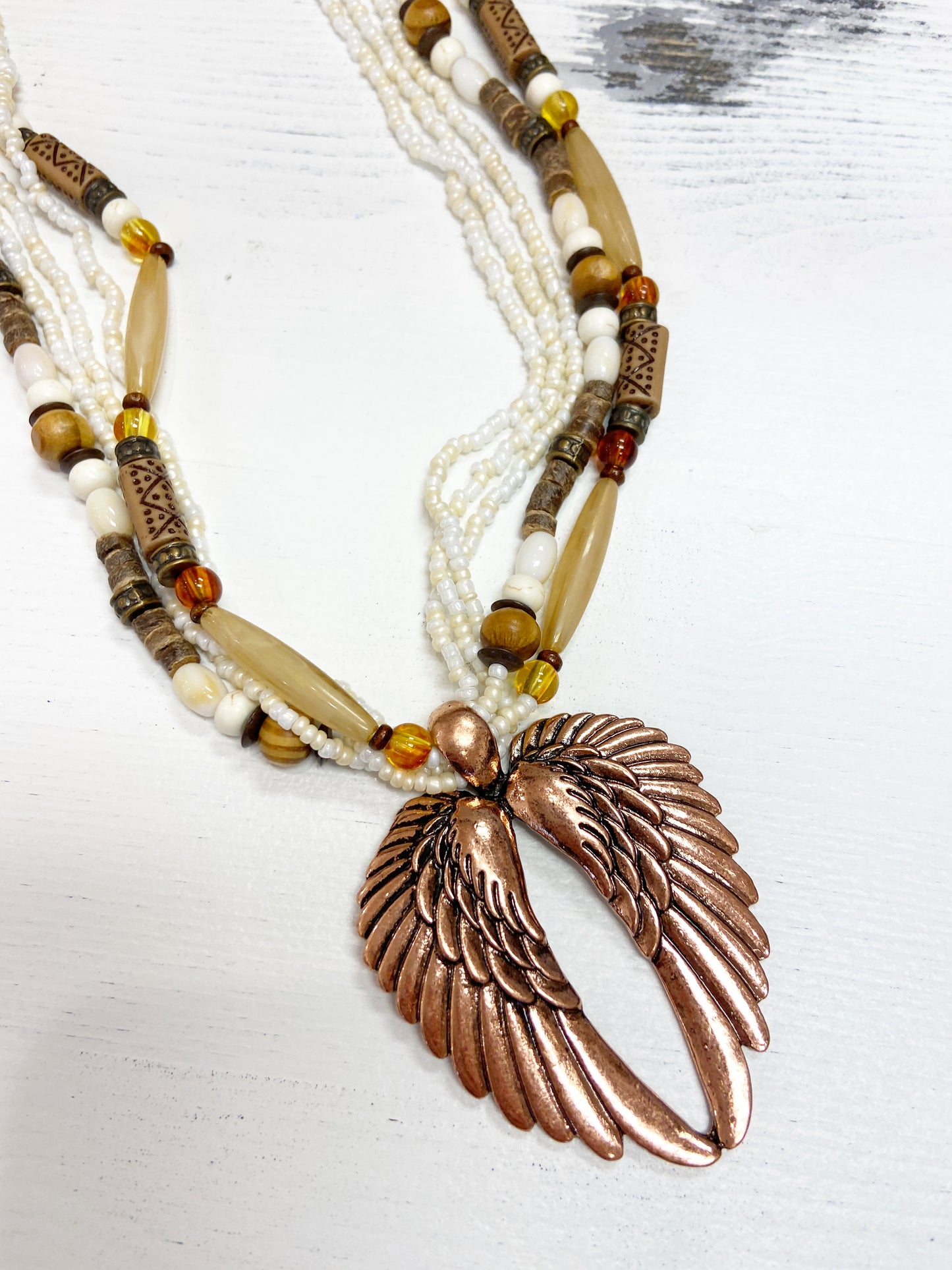 Angel Wing Pendant Necklace