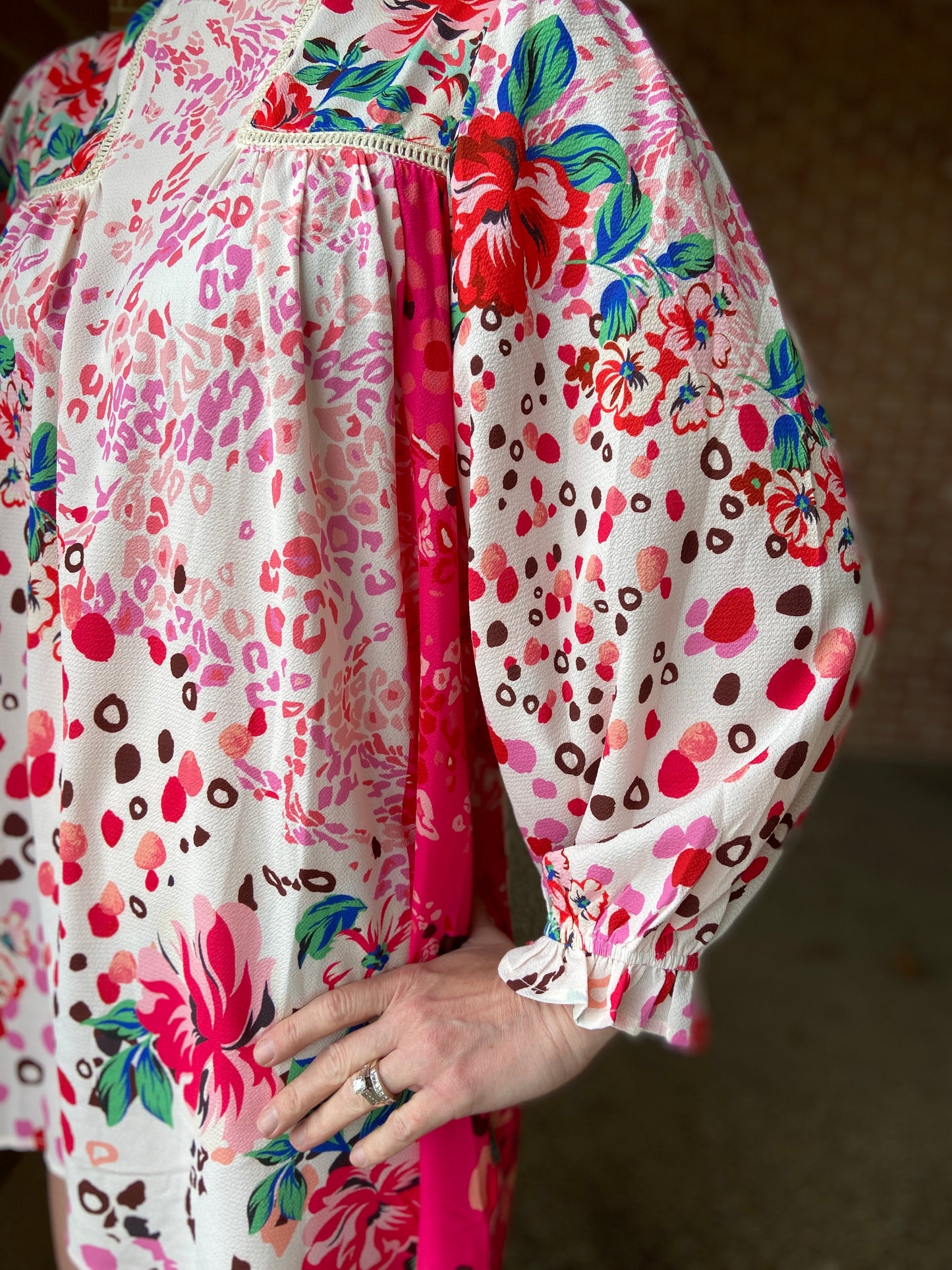 Fancy Mixed Floral Dress