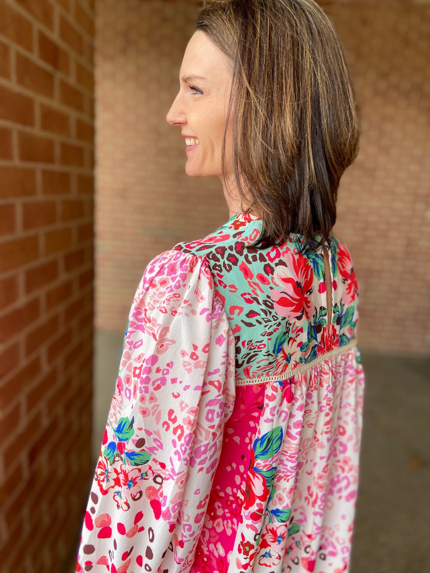 Fancy Mixed Floral Dress