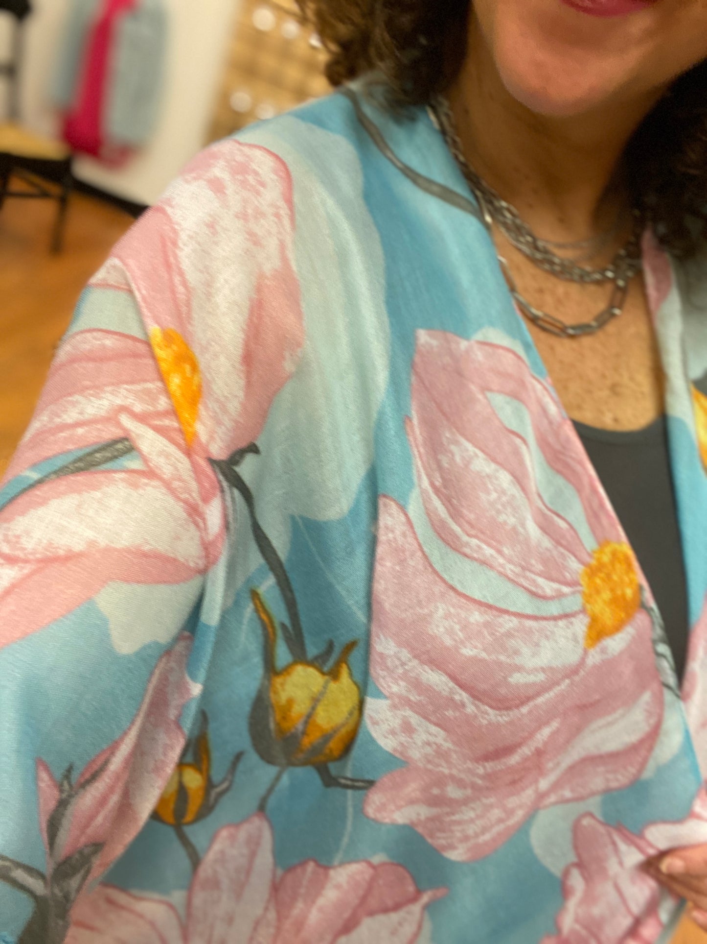 Bold Bloom Kimono