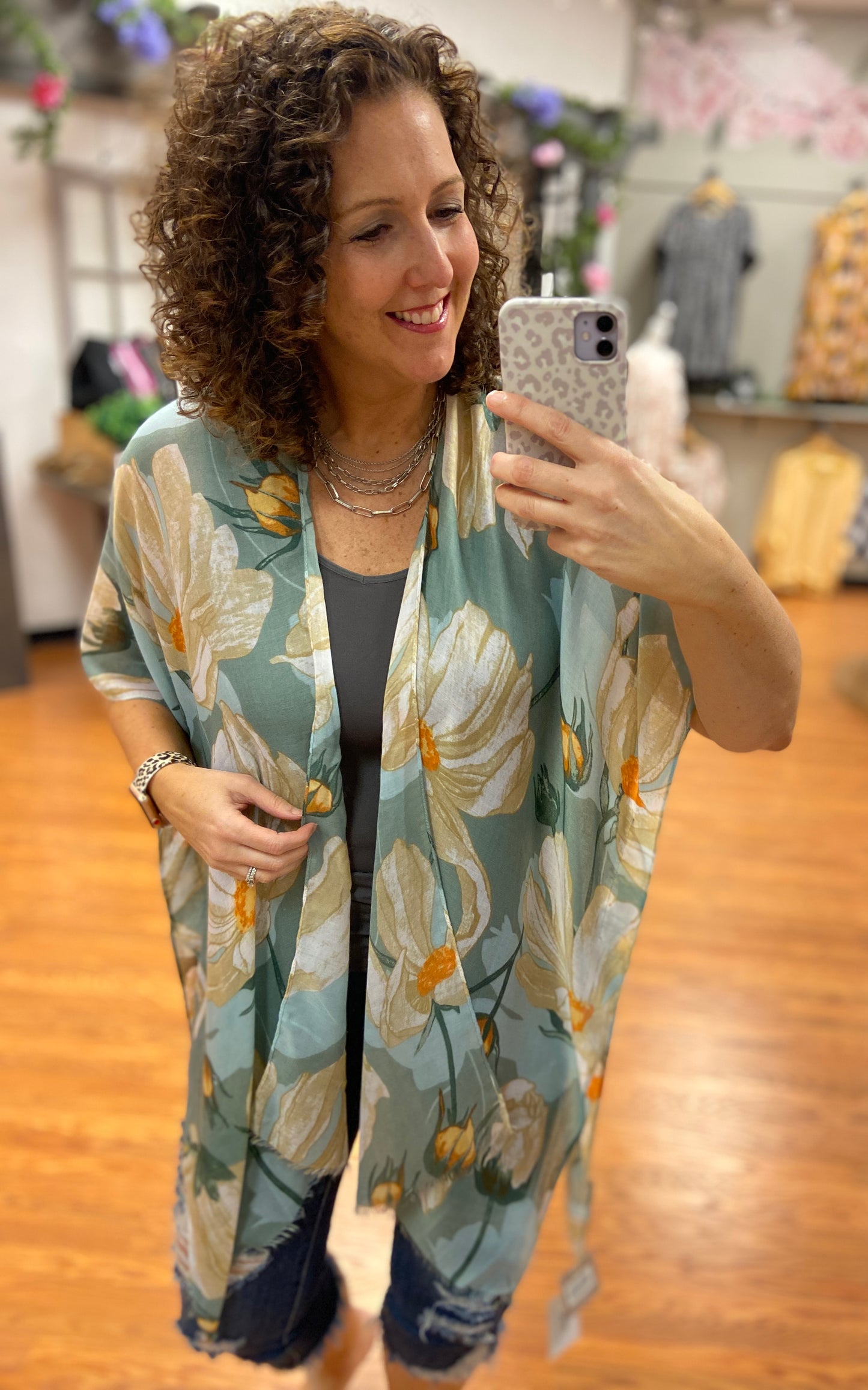 Bold Bloom Kimono