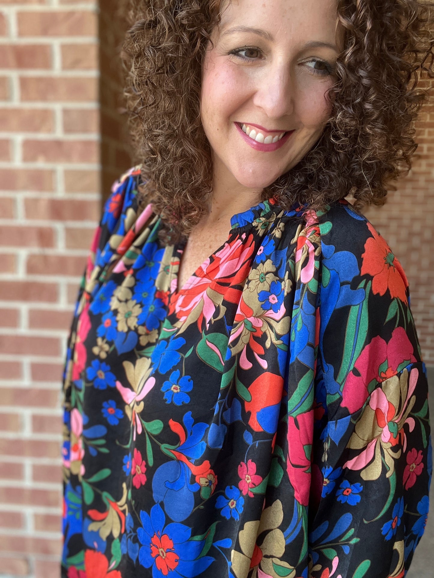 Bright Floral Top