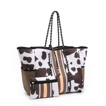 Load image into Gallery viewer, Bomb Striped Neoprene Bag with Pouch