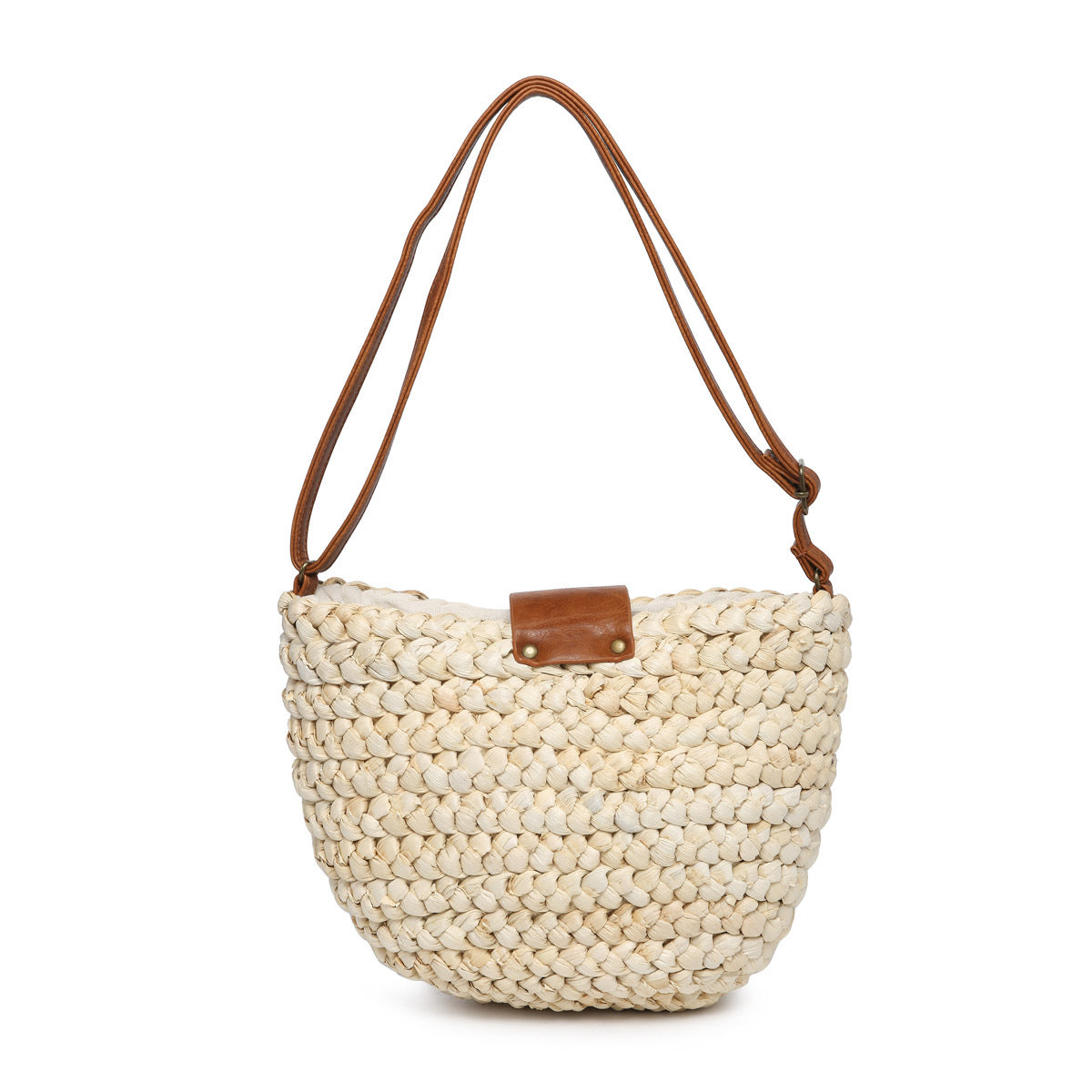 Seagrass Crossbody with Vegan Leather Accents