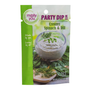 MOLLY & YOU - Creamy Spinach and Dill Party Dip Mix