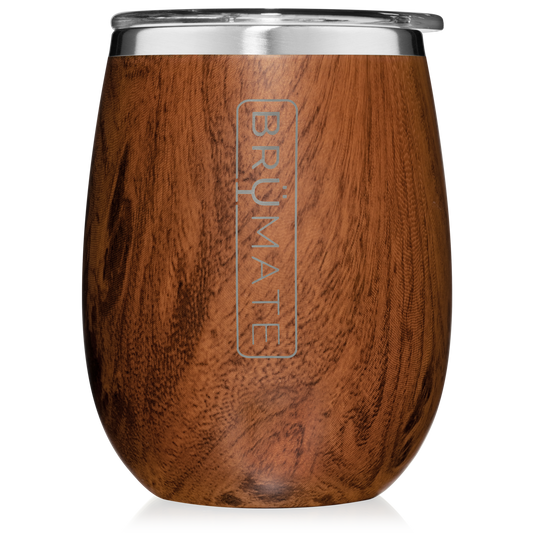 BruMate Uncork'd Wine Tumbler - WALNUT