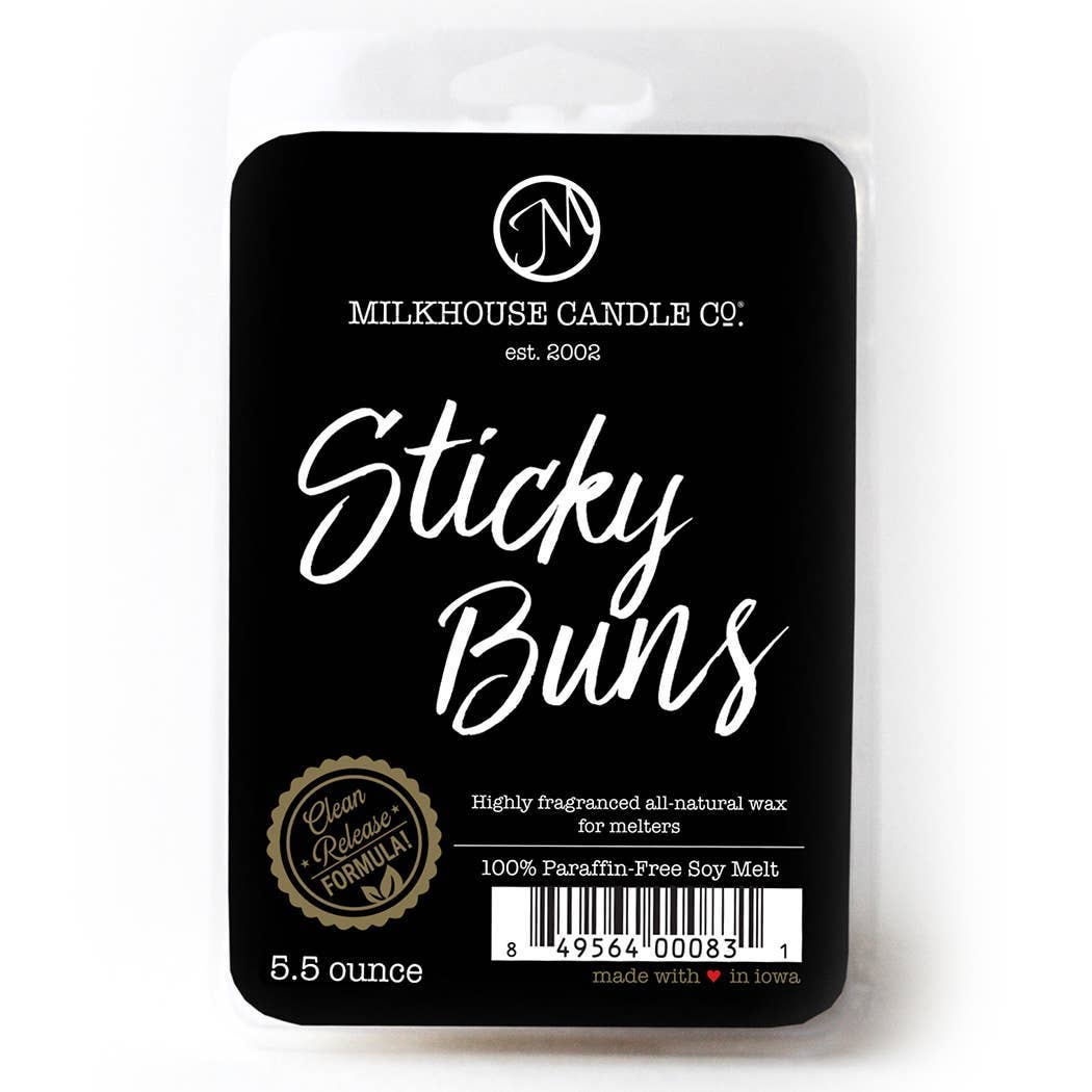 MILKHOUSE CANDLE CO - WAX MELTS: STICKY BUNS