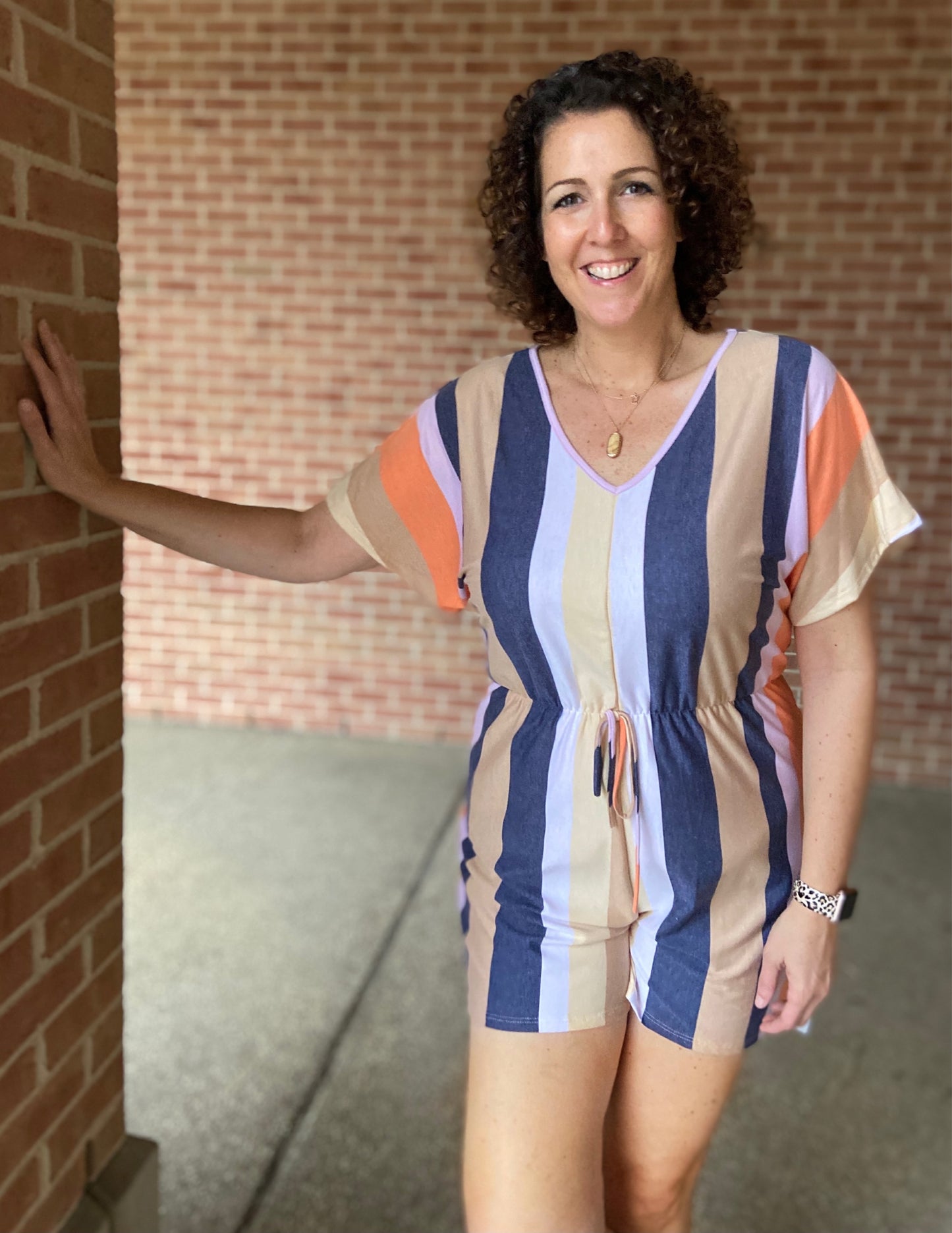 Summer Stripe Romper