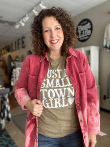 JUST A SMALL TOWN GIRL Graphic Tee