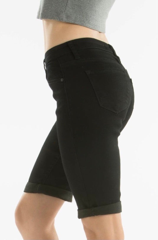 Kancan Black Bermuda Shorts