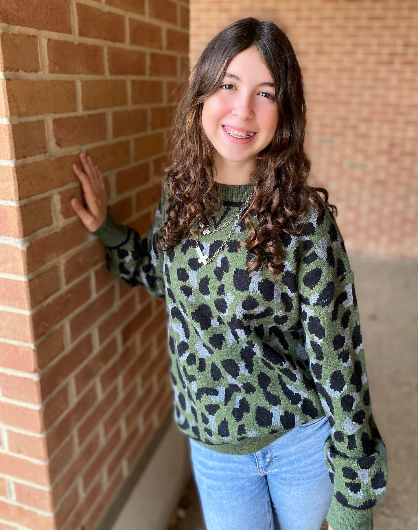 Army Cheetah Sweater