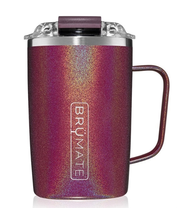 BruMate Toddy 16oz - GLITTER MERLOT